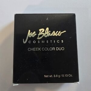 Joe Blasco Cheek Color Duo Highly pigmented cheek colors in rose and bronze NIB